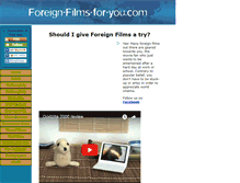 Tablet Screenshot of foreign-films-for-you.com
